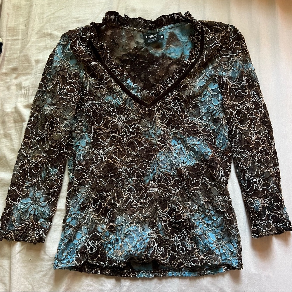 90s lacey long sleeve
